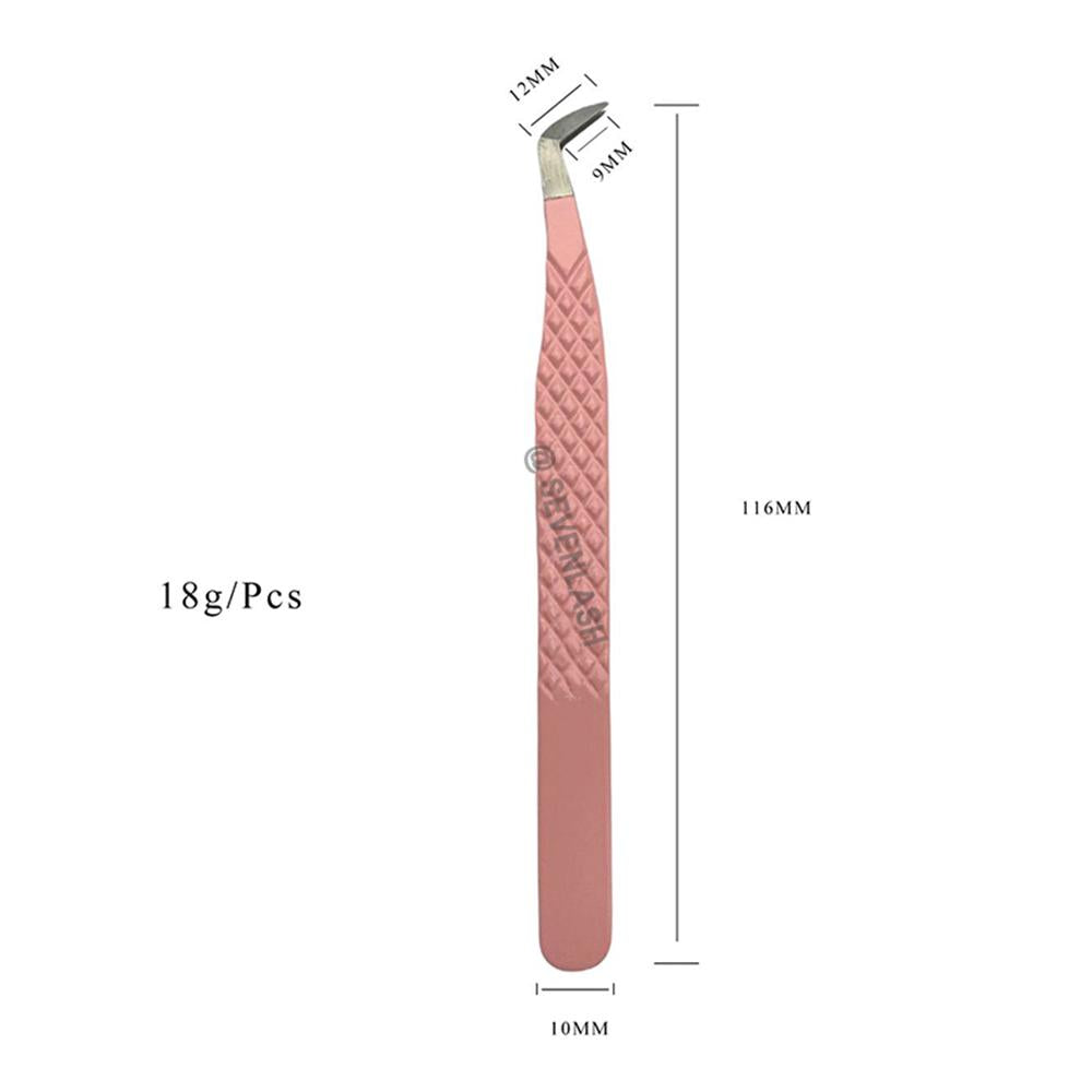 SFT-01 Brown Fiber Tip Tweezers for Volume Eyelash Extensions