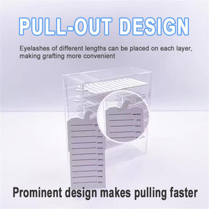 8 Layers Acrylic Pallet Lash Display Holder