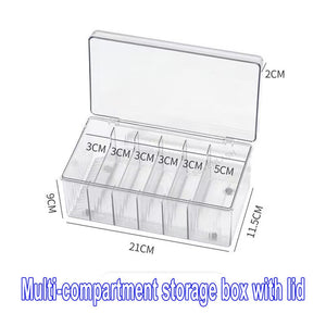 6 Grids lash Accessories Storage Box