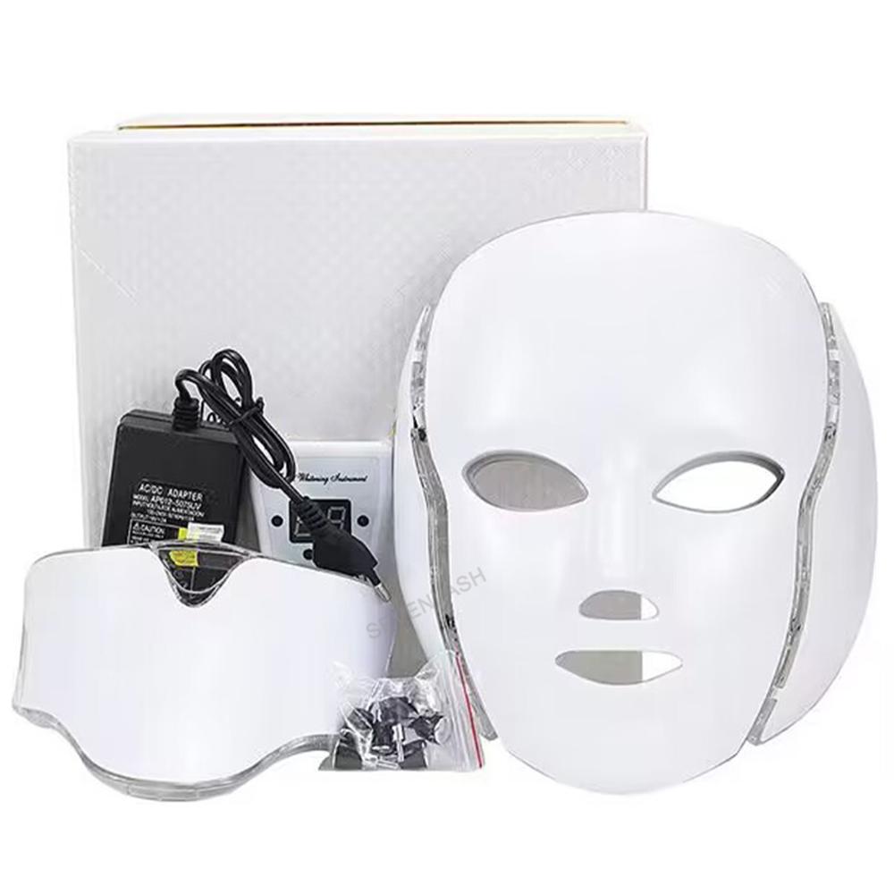 LED 7-color Light Photon Skin Rejuvenation Instrument Whitening Mask