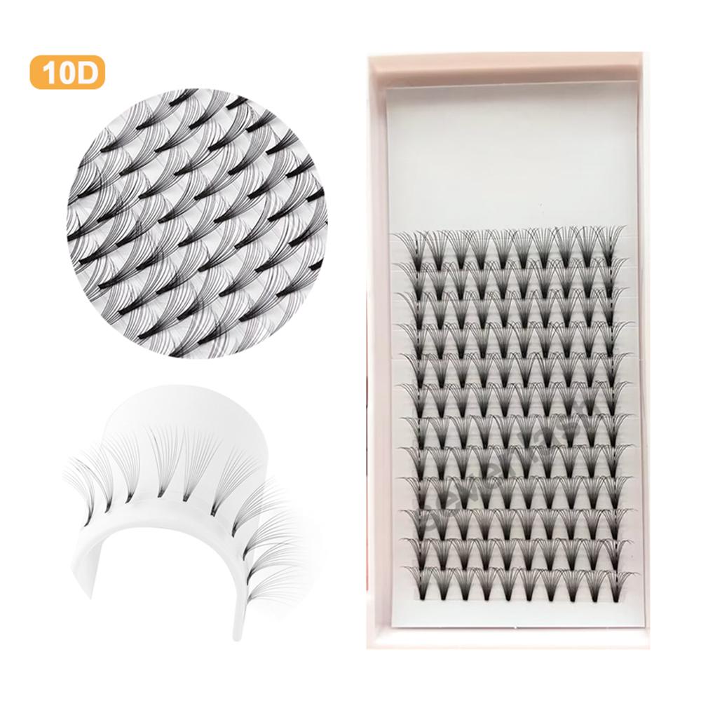 6D/10D Short Stem Premade Volume Fans Lashes (120fans)