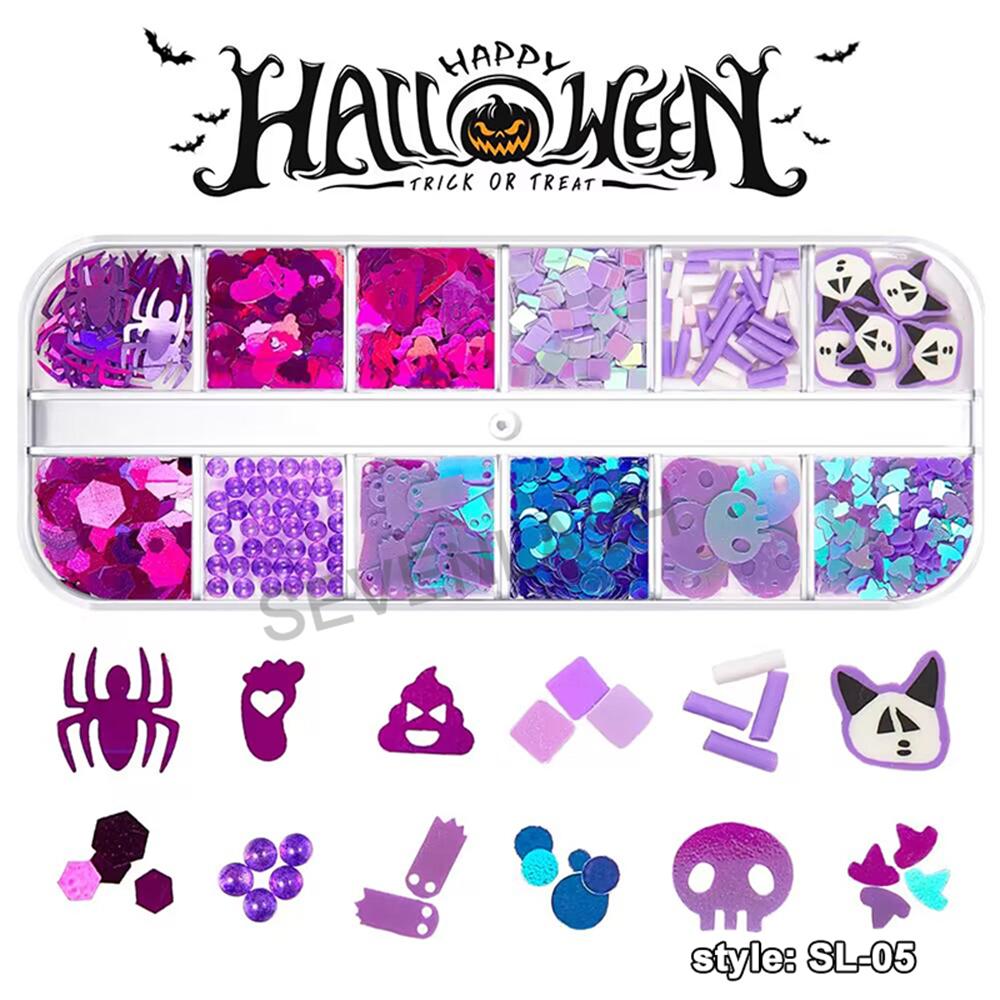 Halloween Eyelash/Nail Glitter Sequins