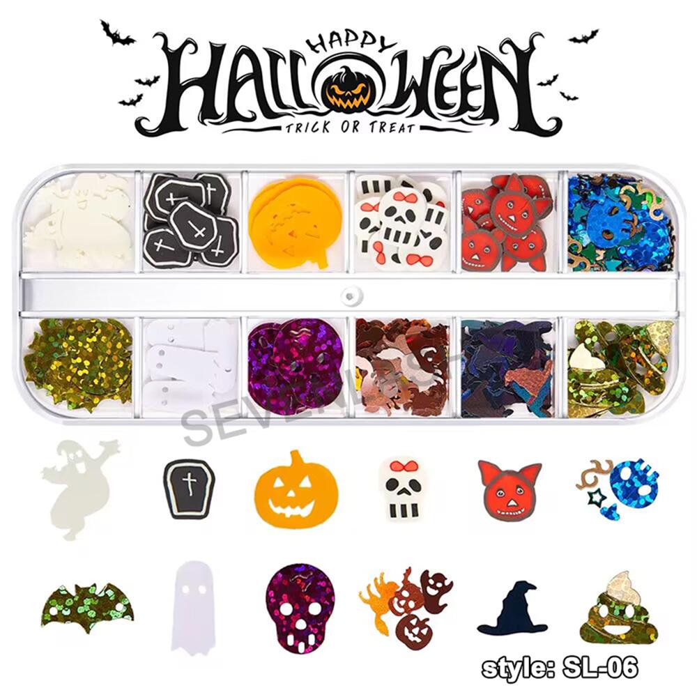 Halloween Eyelash/Nail Glitter Sequins