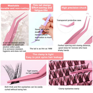 DIY Lashes Tweezers for Lash Extensions