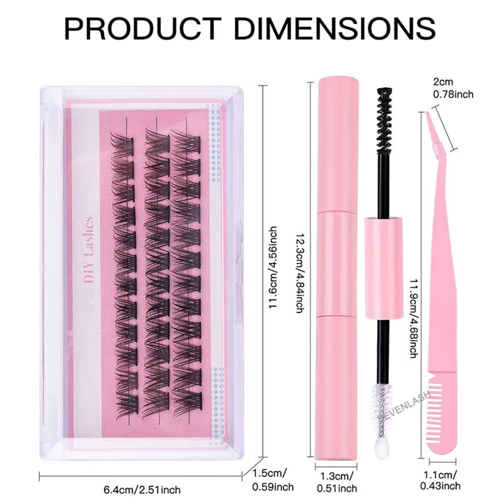 DIY Segmented Eyelashes for Lash Extensions