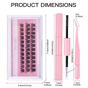 DIY Segmented Eyelashes for Lash Extensions