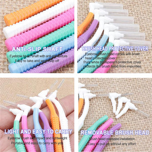 L-Shaped Grafting Eyelash Brush Eyebrow Brush