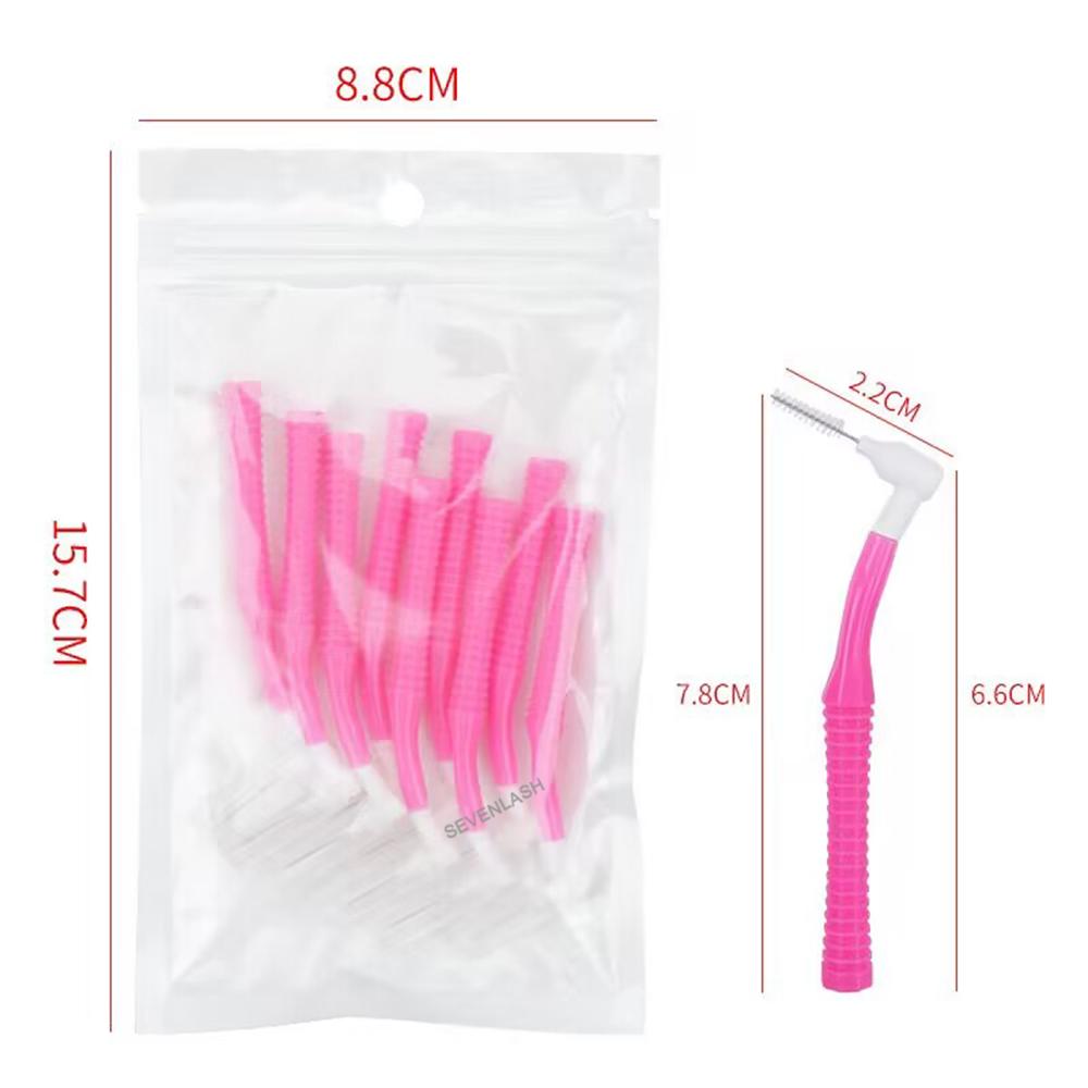 L-Shaped Grafting Eyelash Brush Eyebrow Brush