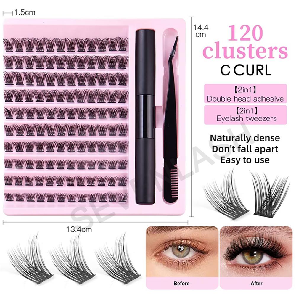 DIY Cluster Eyelash Kits For Lash Extensions