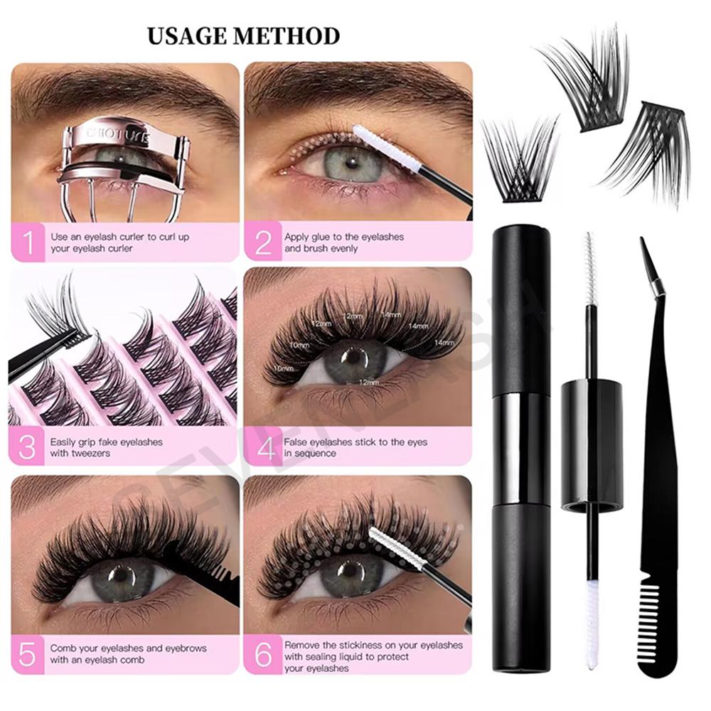 DIY Cluster Eyelash Kits For Lash Extensions