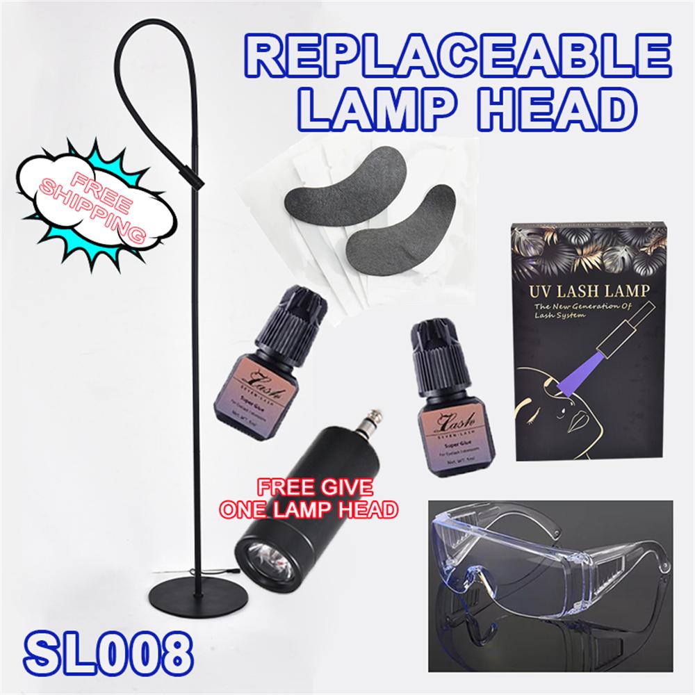 UV Curing Lamp System With Foot Switch Floor for Lash Extensions