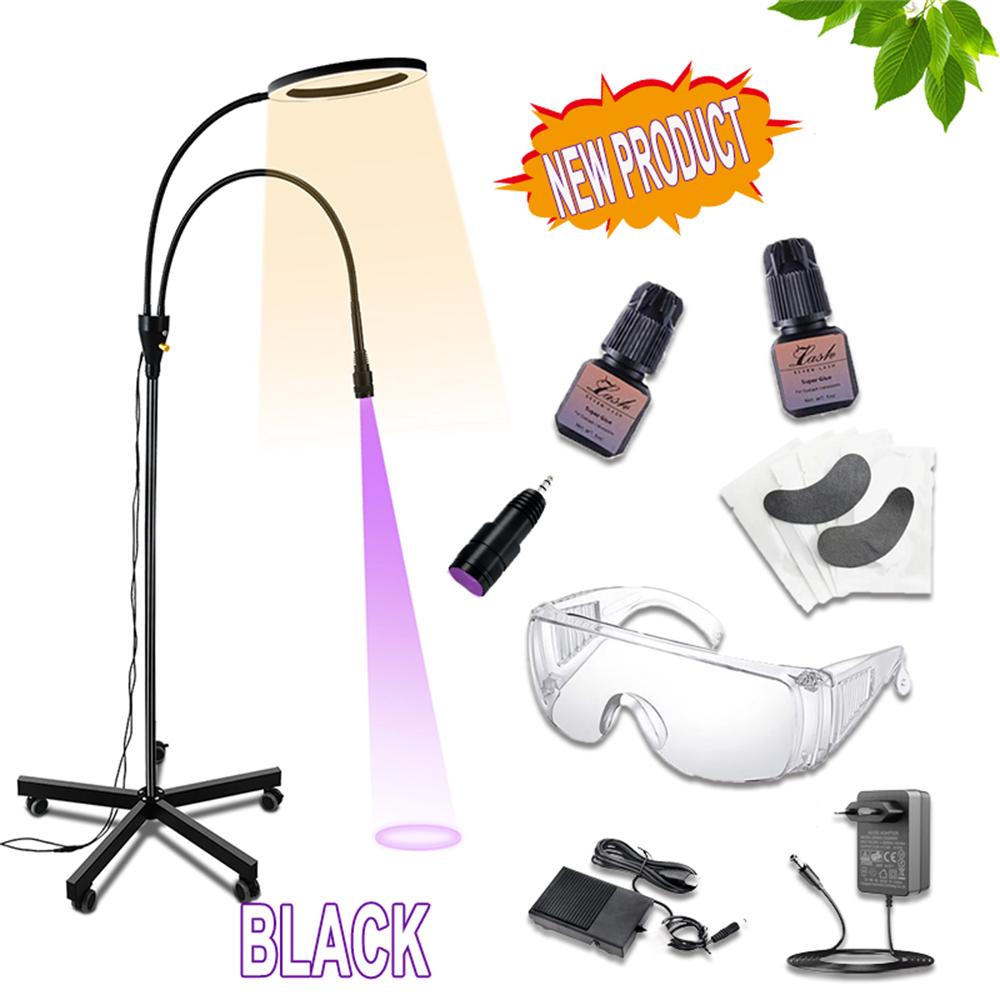 2 IN 1 LED UV Floor Pulley Lash  Lamp System For Eyelash Extension