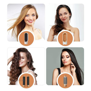 5-in-1 Hot Air Comb Home Use Straight Hair Curly Hair Blow Dryer Comb
