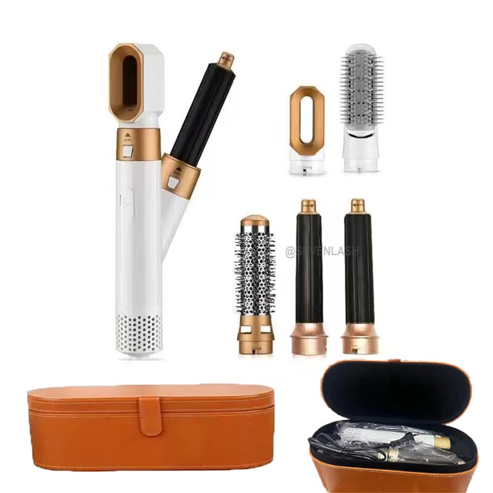 5-in-1 Hot Air Comb Home Use Straight Hair Curly Hair Blow Dryer Comb
