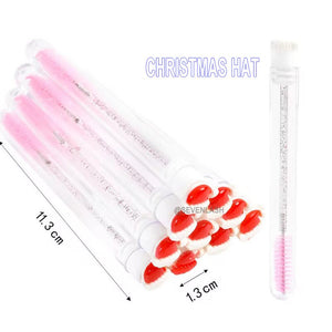 Christmas Tube Lash Brush (10 pcs)