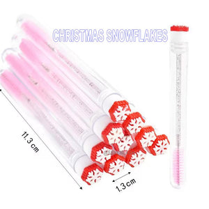 Christmas Tube Lash Brush (10 pcs)