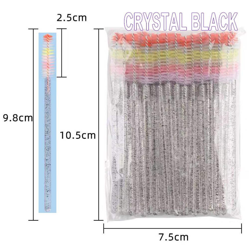 Colorful Brush Head Eyelash Brush 50Piece/Pack