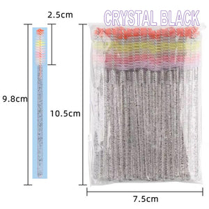 Colorful Brush Head Eyelash Brush 50Piece/Pack