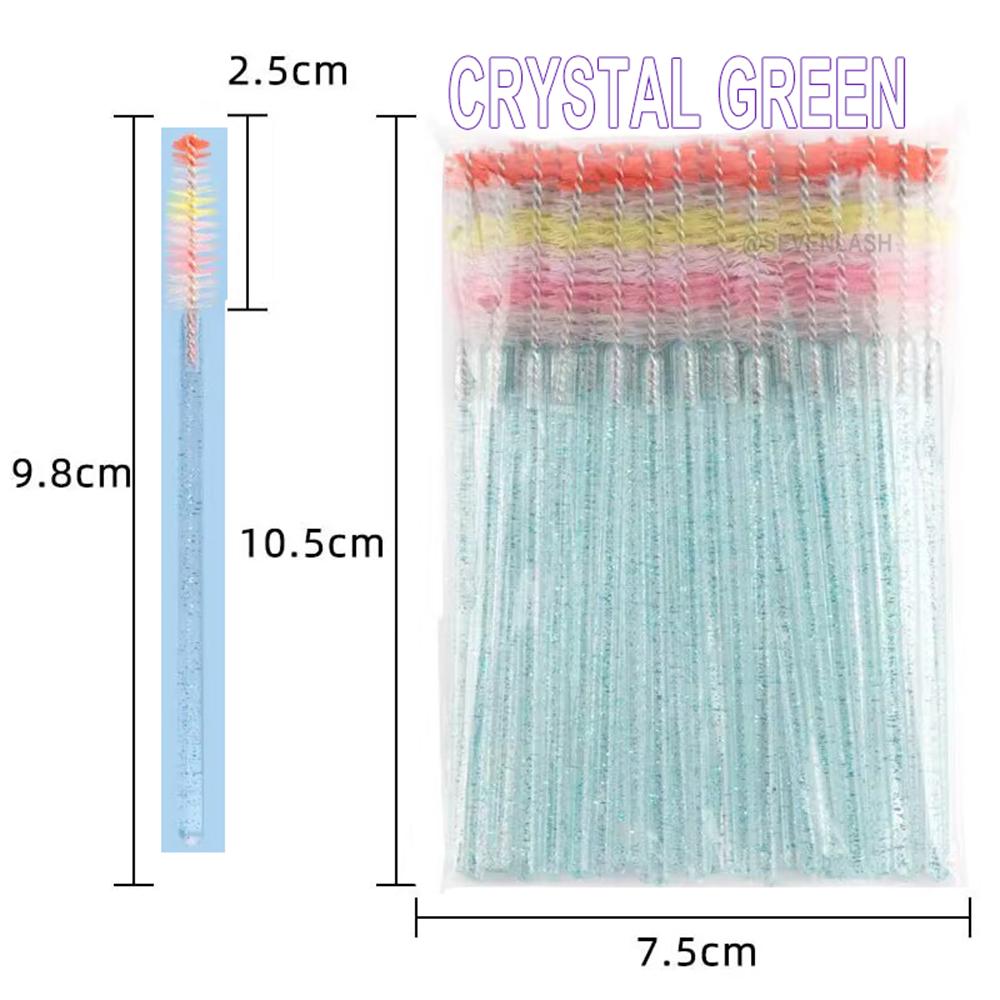 Colorful Brush Head Eyelash Brush 50Piece/Pack