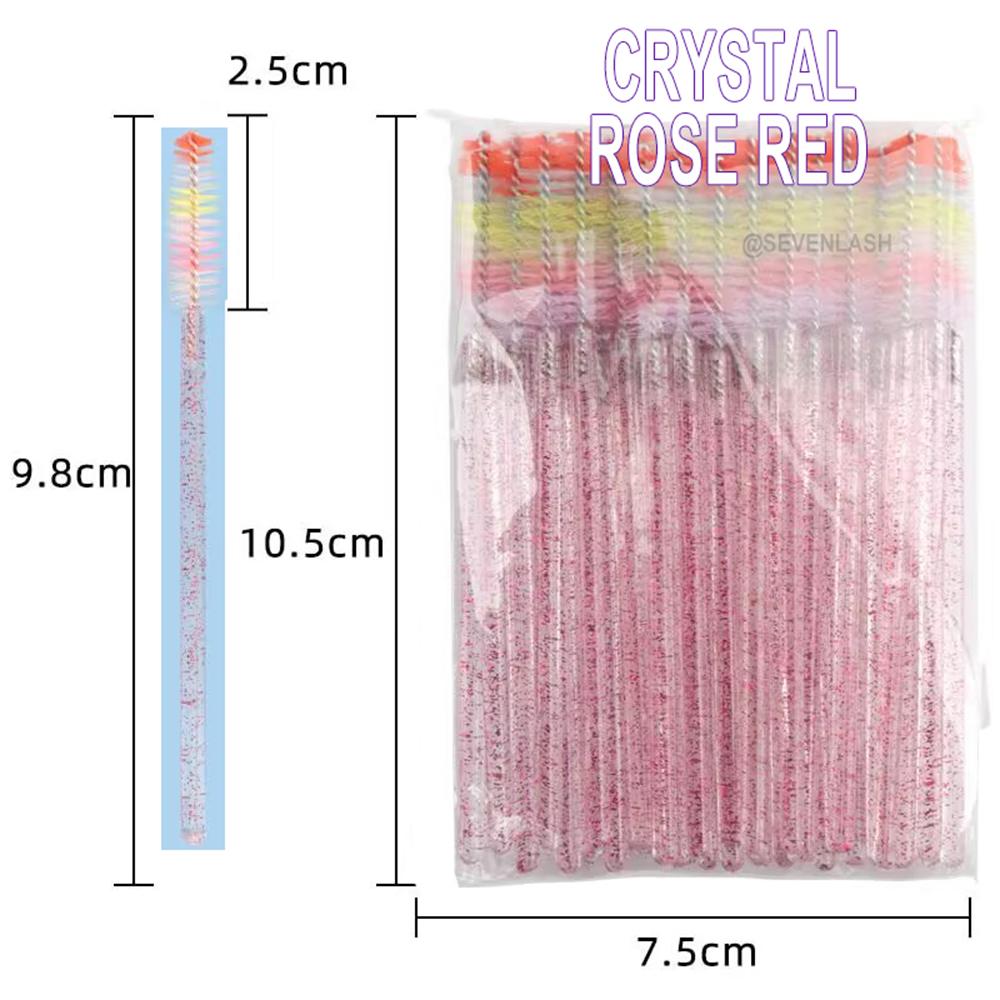 Colorful Brush Head Eyelash Brush 50Piece/Pack