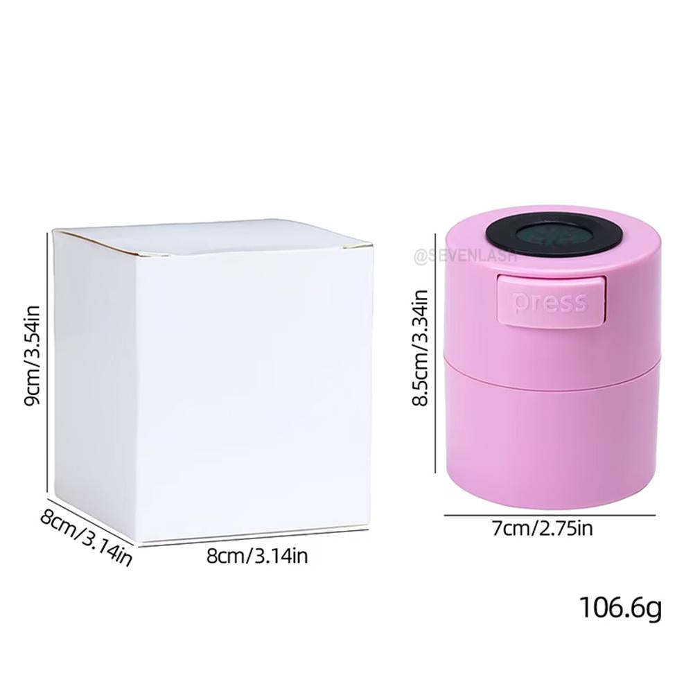 Colorful Glue Storage Tank with Humidity Temperature Display (Without Battery)