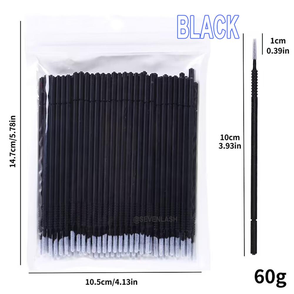 Disposable Spiral Non-slip Long Cleaning Lash Brush (100pcs)
