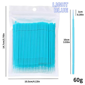 Disposable Spiral Non-slip Long Cleaning Lash Brush (100pcs)