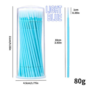 Disposable Spiral Non-slip Long Cleaning Lash Brush (100pcs)