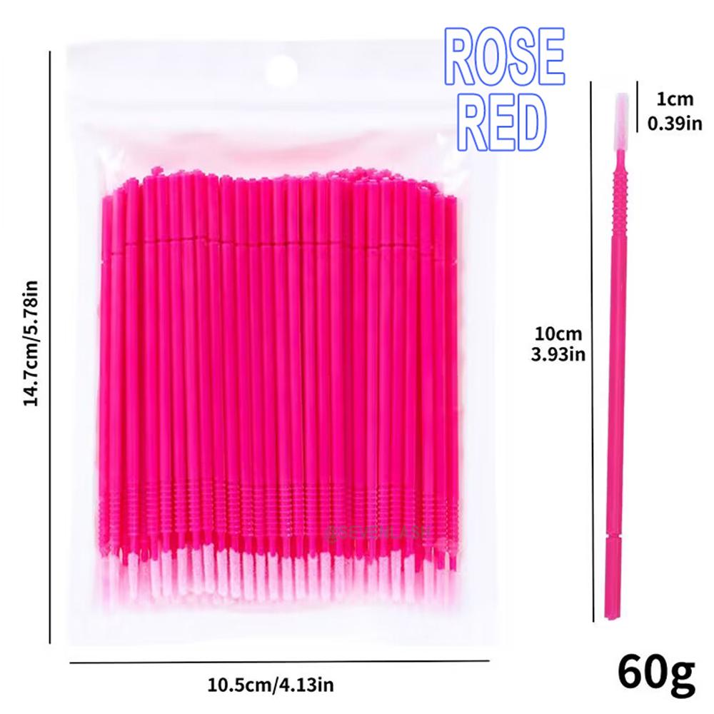 Disposable Spiral Non-slip Long Cleaning Lash Brush (100pcs)