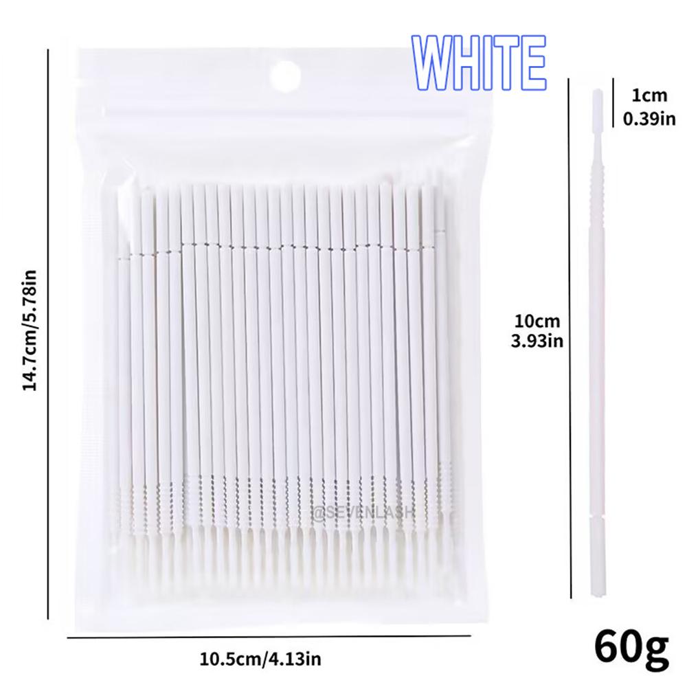 Disposable Spiral Non-slip Long Cleaning Lash Brush (100pcs)