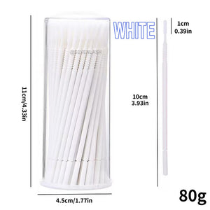 Disposable Spiral Non-slip Long Cleaning Lash Brush (100pcs)