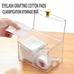 Dust-proof Eyelash Extension Tool Storage Box with Cover