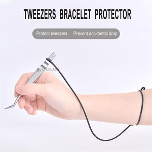 Eyelash Tweezers Silicone Anti-Fall Wrist Protector