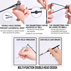 Eyelash Tweezers Silicone Anti-Fall Wrist Protector