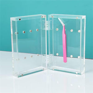 Flip-top Dustproof Magnetic Tweezers Box
