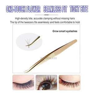 Horizontal Penguin Tweezers for Lash Extensions