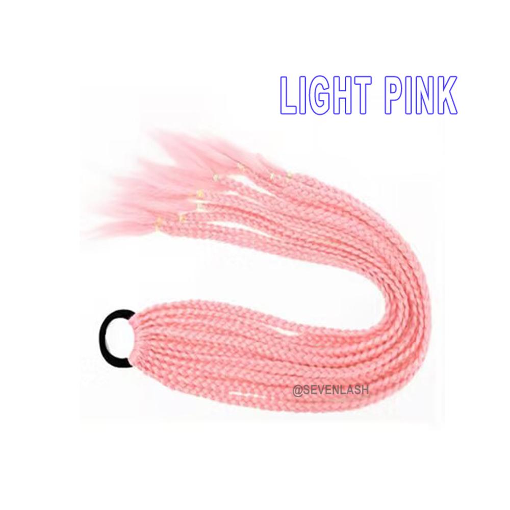 Luminous Dreadlocks Fluorescent Three-strand Braid Ponytail