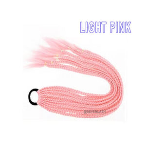 Luminous Dreadlocks Fluorescent Three-strand Braid Ponytail