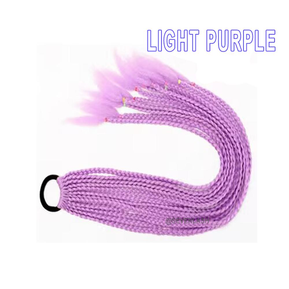 Luminous Dreadlocks Fluorescent Three-strand Braid Ponytail