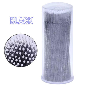 Micro Crystal Handle Eyelash Brush (100pcs/pack)
