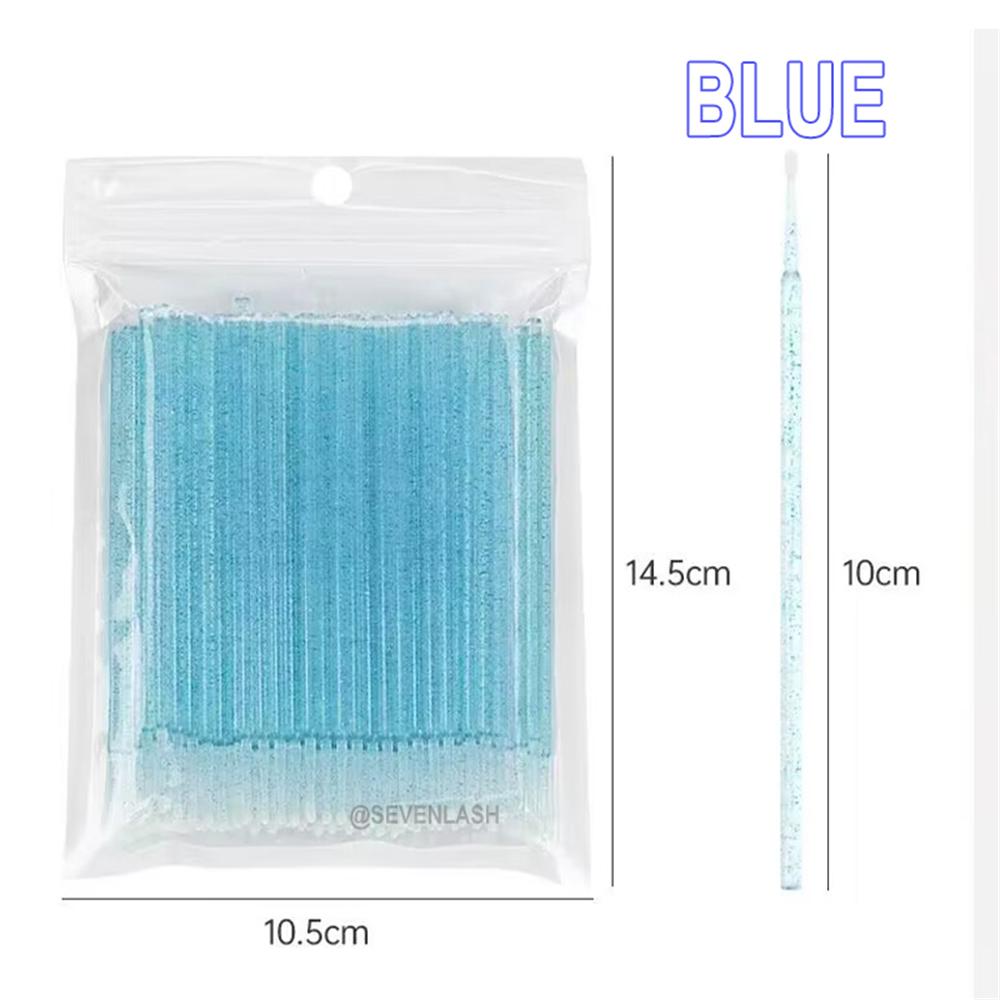 Micro Crystal Handle Eyelash Brush (100pcs/pack)