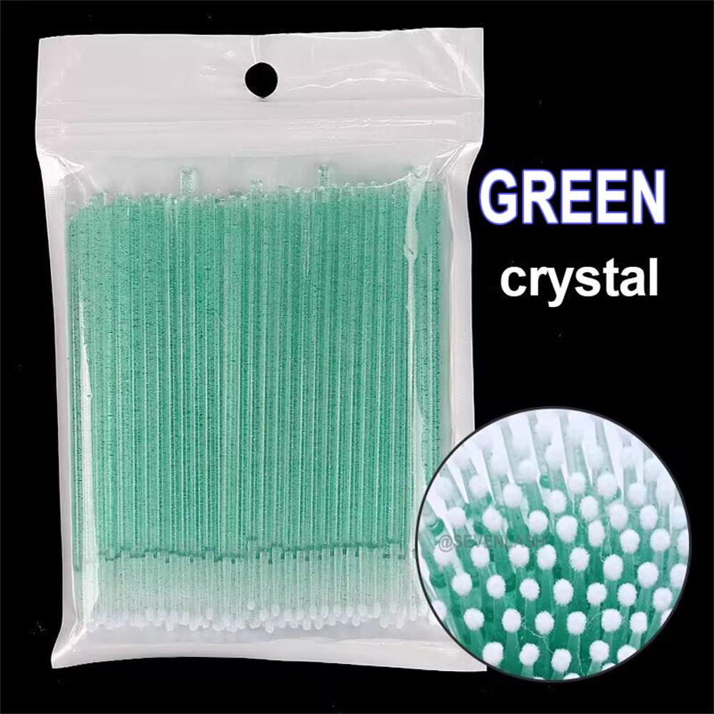 Micro Crystal Handle Eyelash Brush (100pcs/pack)