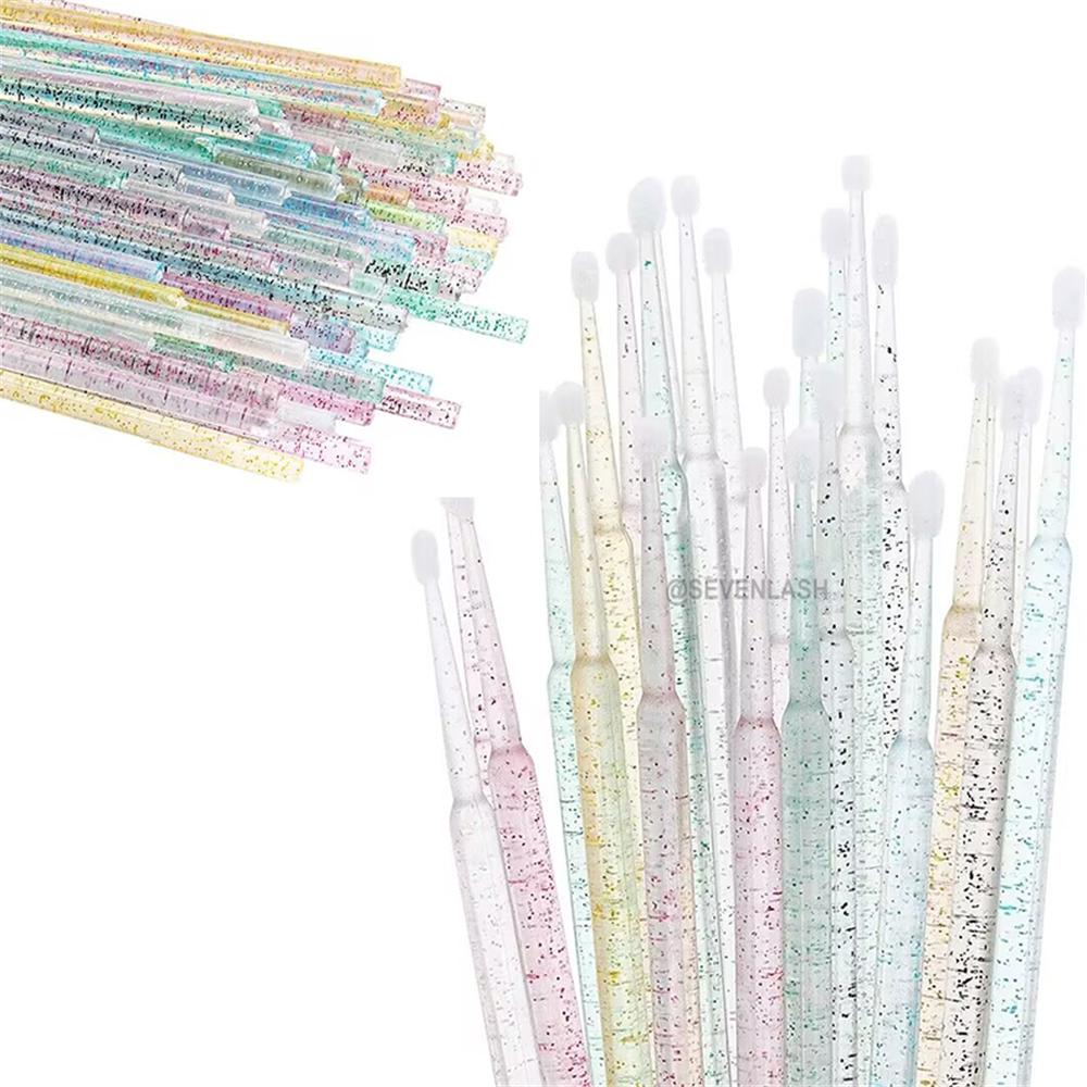 Micro Crystal Handle Eyelash Brush (100pcs/pack)