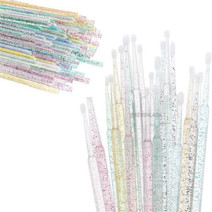 Micro Crystal Handle Eyelash Brush (100pcs/pack)