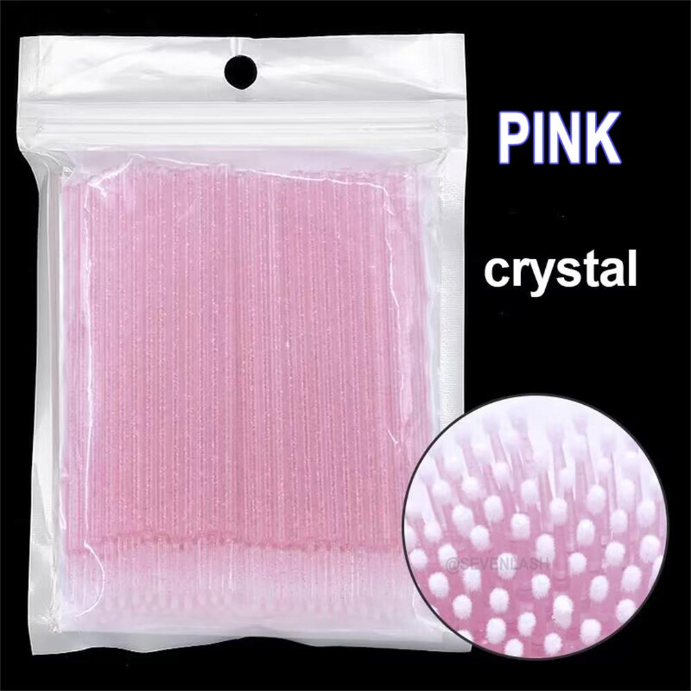 Micro Crystal Handle Eyelash Brush (100pcs/pack)