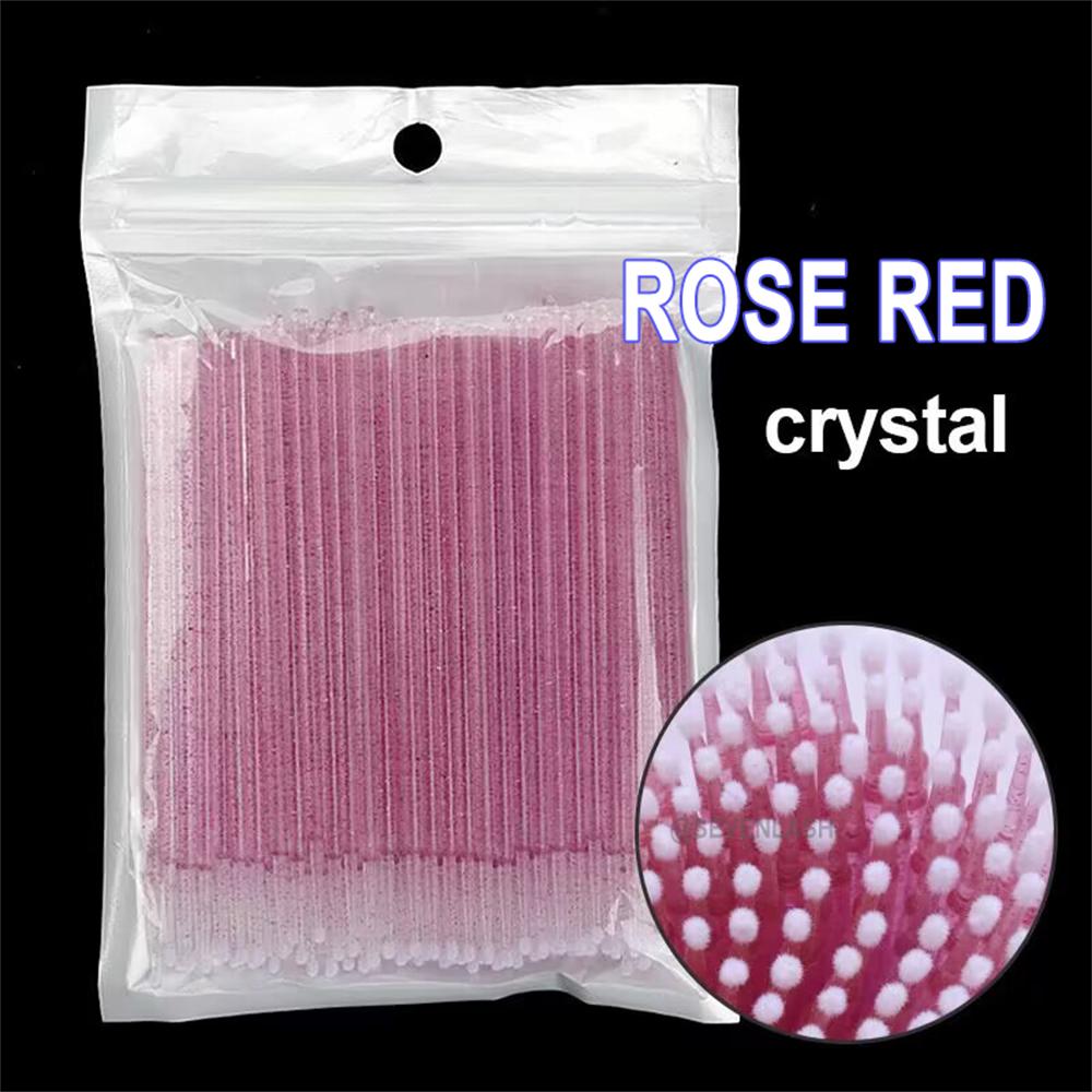 Micro Crystal Handle Eyelash Brush (100pcs/pack)