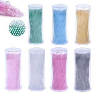 Micro Crystal Handle Eyelash Brush (100pcs/pack)