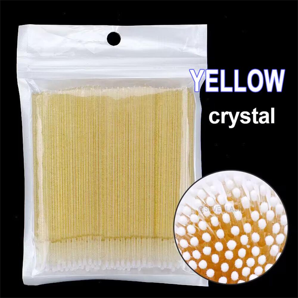 Micro Crystal Handle Eyelash Brush (100pcs/pack)