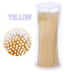 Micro Crystal Handle Eyelash Brush (100pcs/pack)