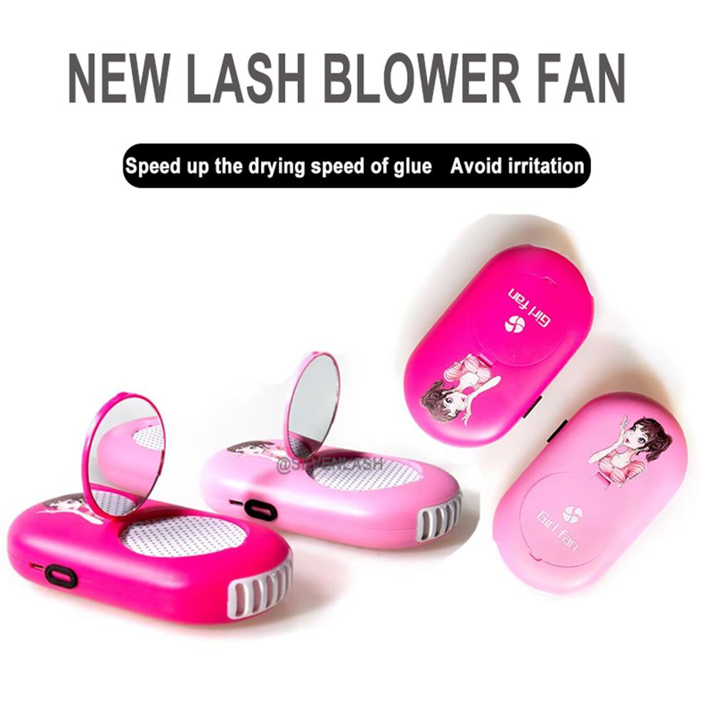 New Lash Blower Fan With Mirror